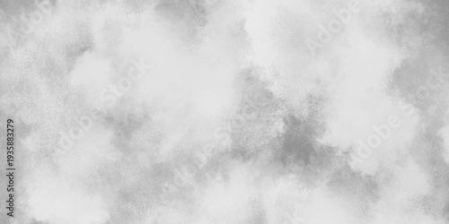 Abstract white and gray watercolor painting background. black cloud textured and sky white clouds background with blurred and grunge stains, white cloud paper texture design and watercolor.