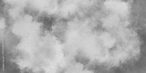 Abstract white and gray watercolor painting background. black cloud textured and sky white clouds background with blurred and grunge stains, white cloud paper texture design and watercolor.