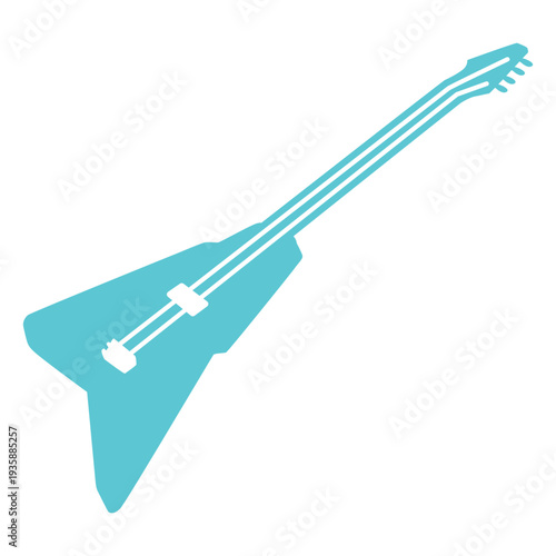 Electric guitar instrument cut out