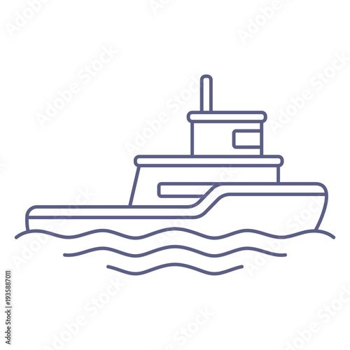 Launch ferry drawing