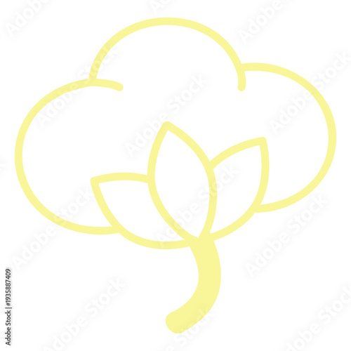 Botanic nature flower icon