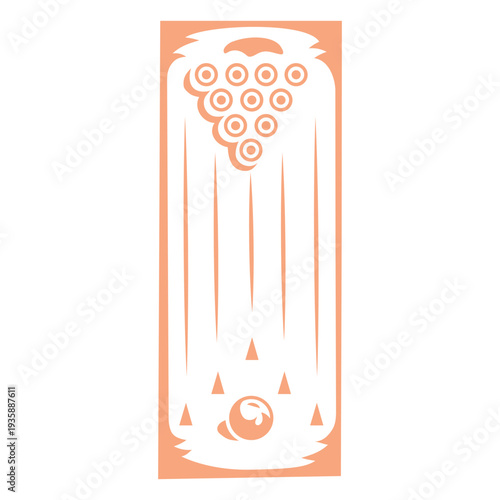 Bowling high contrast lane