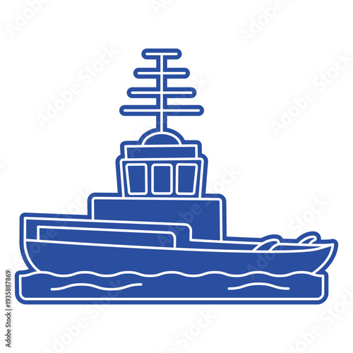 Transport cut out ship