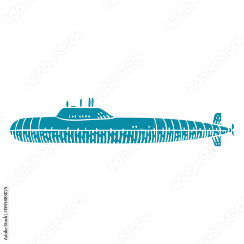 Submarine boat navy water transport