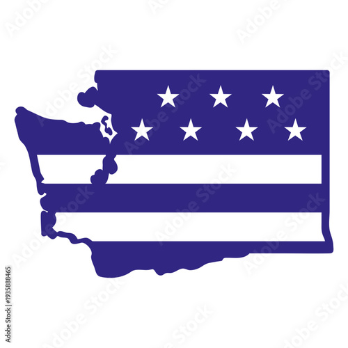 Washington duotone states