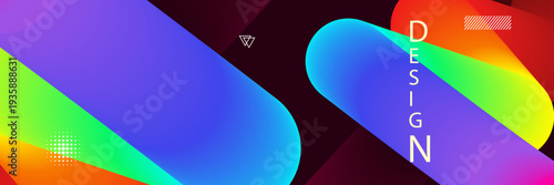 Colorful Modern Abstract Design for Creative or Graphic Use