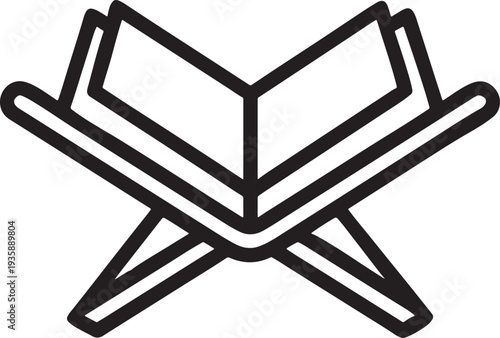 Vector illustration of a construction site design featuring a wooden director chair and a construction helmet as isolated 3D art objects for a cinema film themed relaxation project