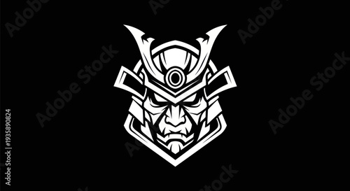 Samurai warrior helmet design