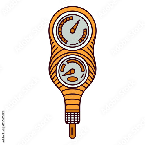 Watersports gear gauge