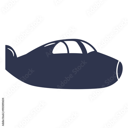 Small submarine filled stroke profile