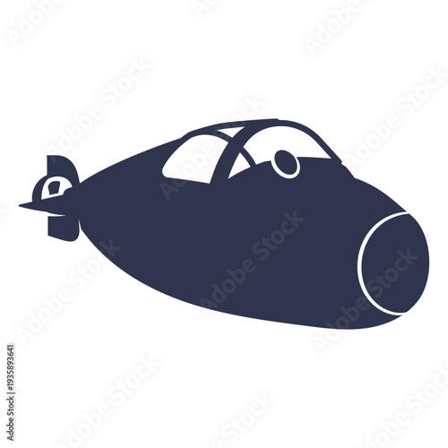 Small submarine filled stroke