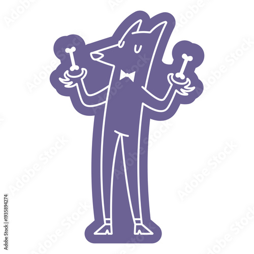 Cartoon dog character