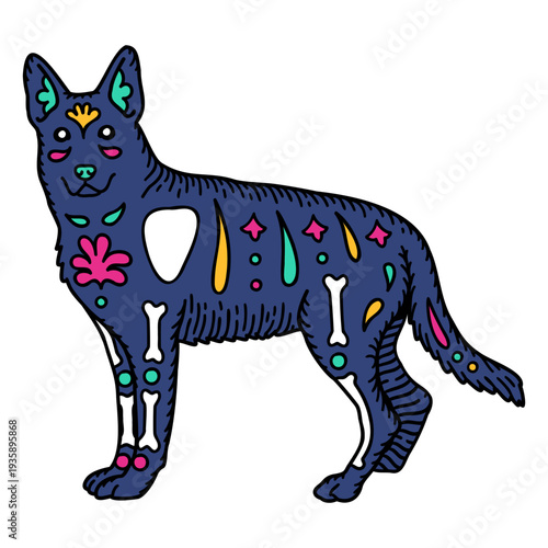 Mexican Otomi German Shepherd Dog