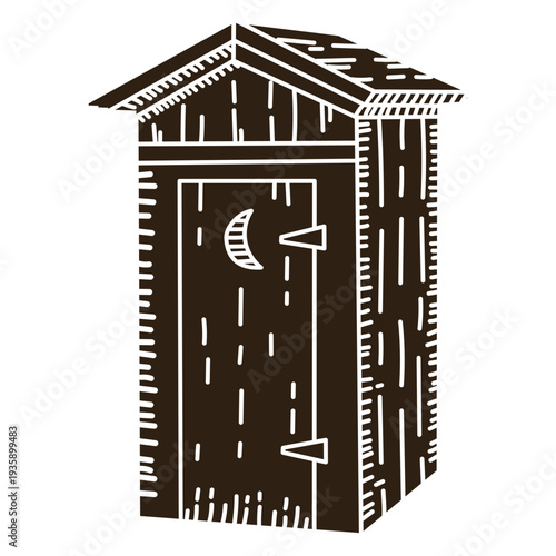 Wild west cabin bathroom cut out