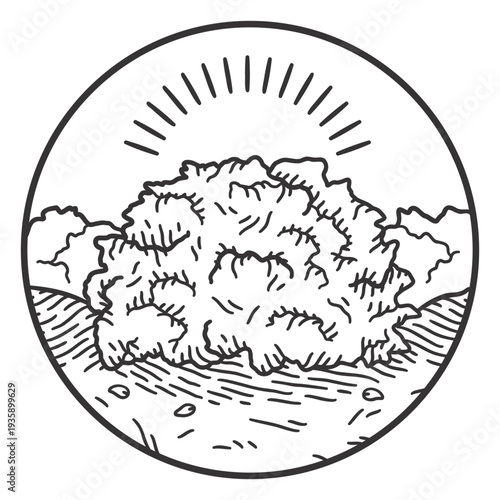 Bush plant element stroke