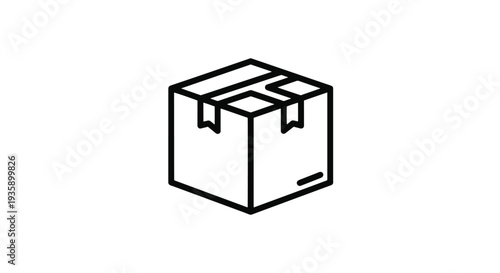 Shipping Setup Line creative tone color illustration