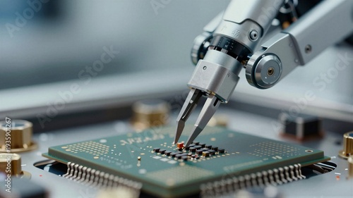 Macro Robotic Arm Assembling Nano Components