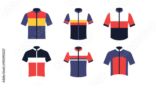 Cycling Jersey Line art vector clean abstract modern