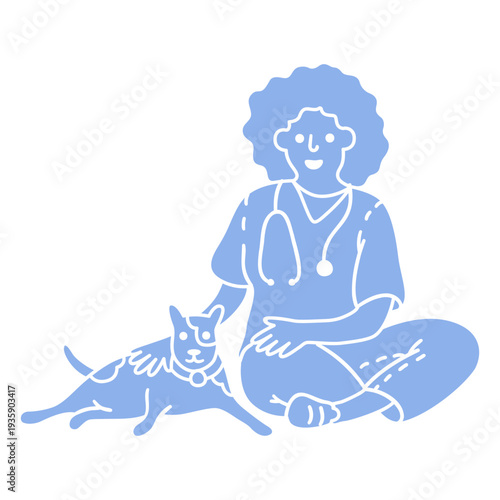 Veterinarian animal health people