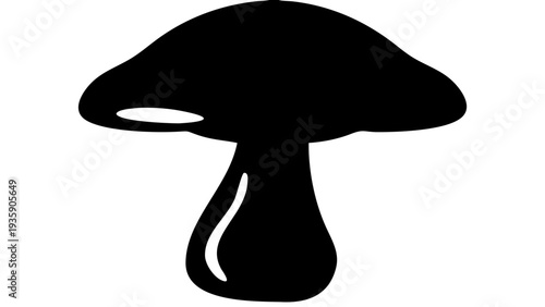 3D mushroom soft light glossy effect PNG