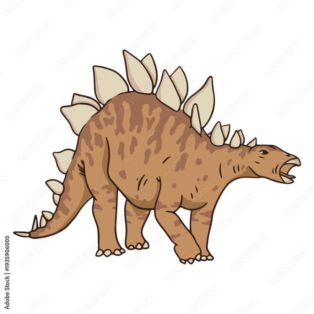 Fototapeta premium Stegosaurus jurassic dinosaur