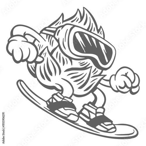 A hop on a skateboard enjoying Oktoberfest