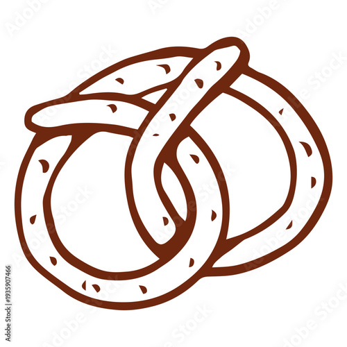 A classic German pretzel design
