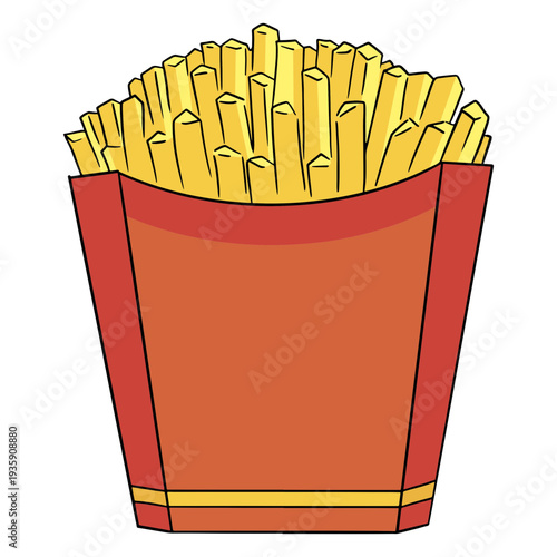 Enjoying some delicious fries