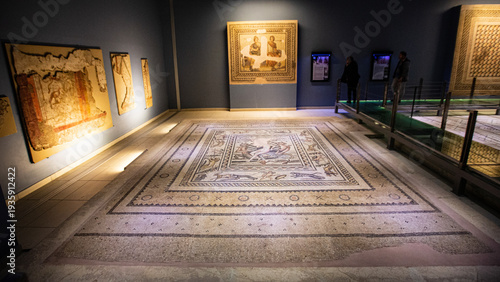 An image from the Zeugma mosaics found in Gaziantep province in Turkey.