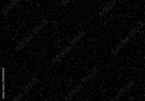 black background with scattered white dots texture. black terrazzo pattern with white particles.