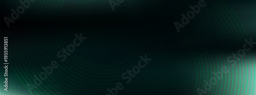A dark, high-tech vector background features concentric, glowing green lines forming a fine, dynamic spiral pattern on a deep teal and black gradient.