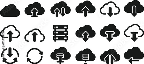 Cloud sync icons