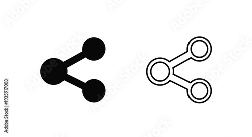 Abstract connectors network icons Vector