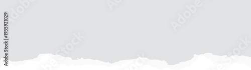 Paper piece mockup. Realistic ripped scrap template