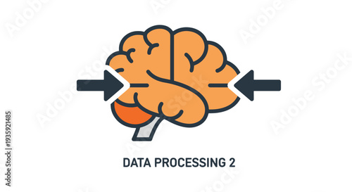 Deep Learning Line creative modern color illustration