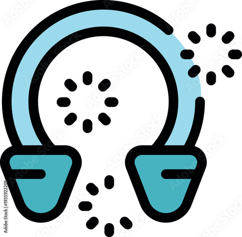 Circular barbell piercing with loading status represented by rotating circles