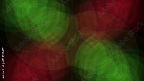 Abstract blurred colorful bokeh highlights on black background, rainbow background.
