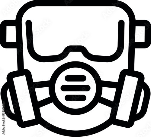 Respirator mask protecting from toxic fumes, viruses and pollution