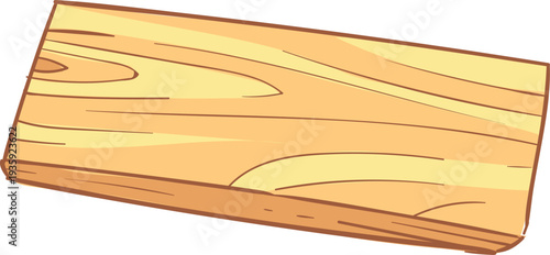 Wooden board. Tree log section cut icon