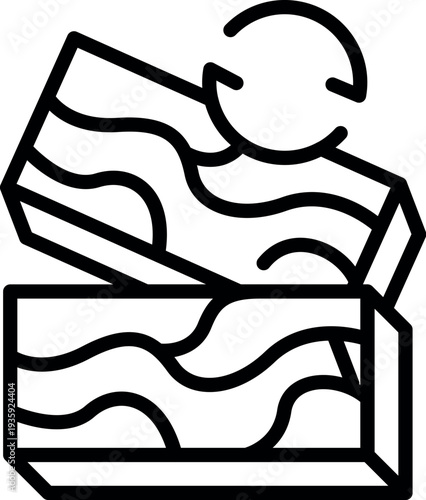 Two wood blocks falling into place, creating a seamless pattern, ideal for woodworking or carpentry concepts