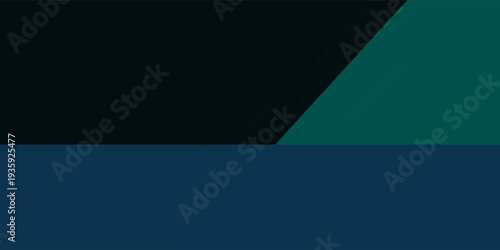 Contemporary abstract design featuring a sharp, angular composition of deep blue, dark charcoal, and teal geometric panels, creating a modern and versatile visual backdrop
