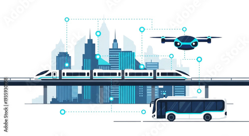 Advanced Urban Transportation Seamless Smart City Network and Future Mobility Solutions