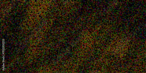 Vibrant pointillist textured background with a dense array of small colorful dots in red green blue and yellow creating a dynamic speckled abstract pattern for creative projects and visual effects