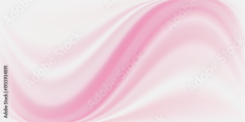 Strawberry cream yogurt swirl vortex background. Pale pink milk texture with spiral pattern, soft pastel colored abstract dairy product bg. Smoothie or ice cream decoration, food packaging element.