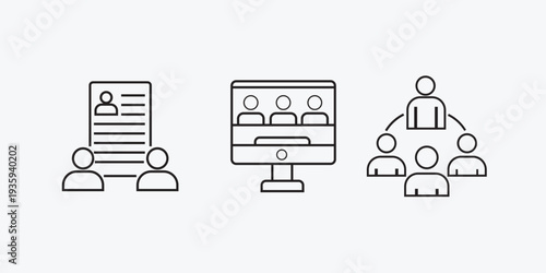 Remote team collaboration and communication concept