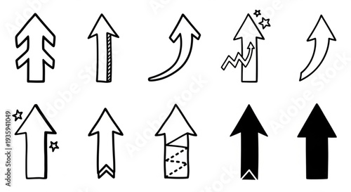 Collection of Various Arrow Designs.