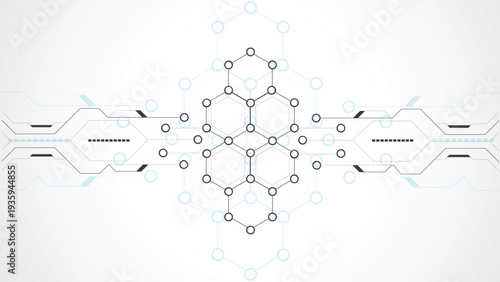 Cyber Interface Design: A futuristic digital interface, with its sleek lines and glowing elements.