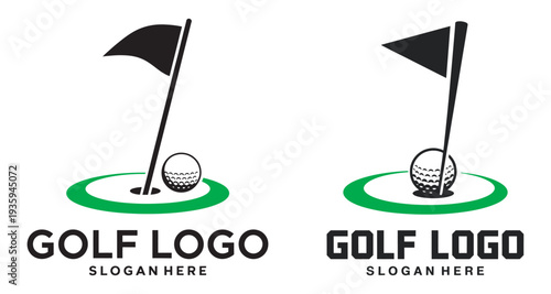 Golf logo design vector template, golf club logo, championship label, sport icon illustration, creative branding, modern logo design, vector badge concept