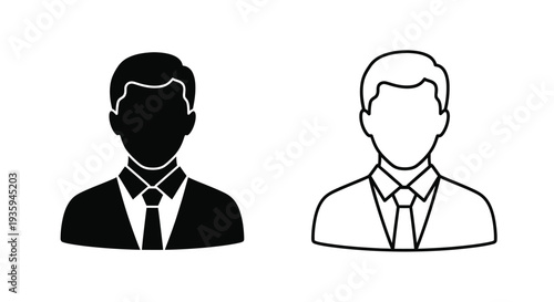 Professional business avatars Vector