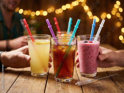 color, drink, straw, holiday, party, 